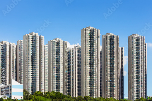 Residential building in Hong Kong © leungchopan