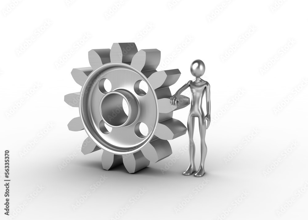 Gear and figure Gear and figure