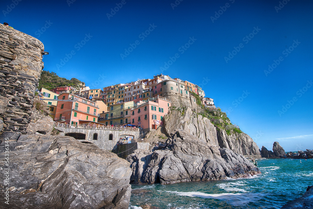 Beautiful colors of Cinque Terre, Italy