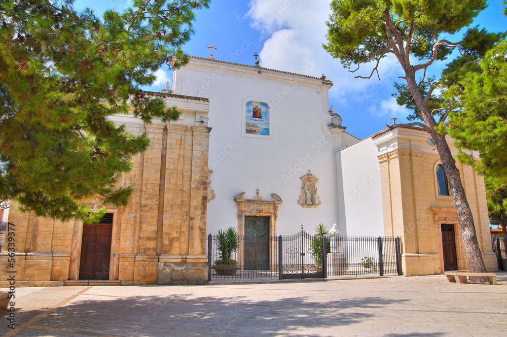 Church of Madonna della Libera. Rodi Garganico. Puglia. Italy. Church of Madonna della Libera. Rodi Garganico. Puglia. Italy.