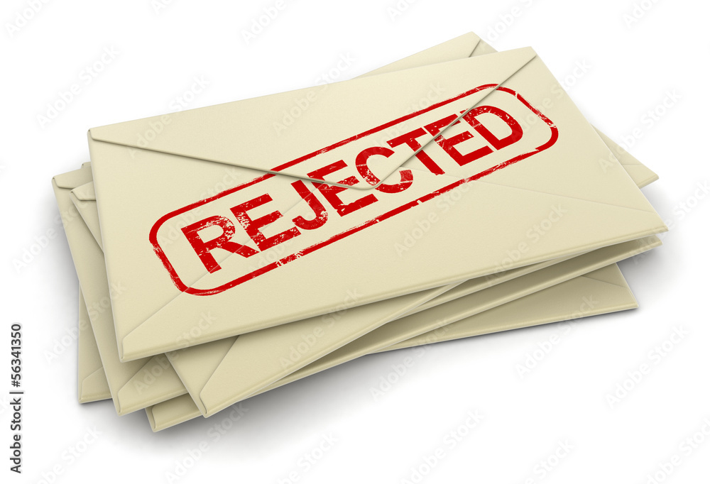 Rejected letters (clipping path included) Rejected letters (clipping path included)