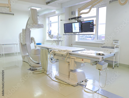 Room of digitalized coronary angiography