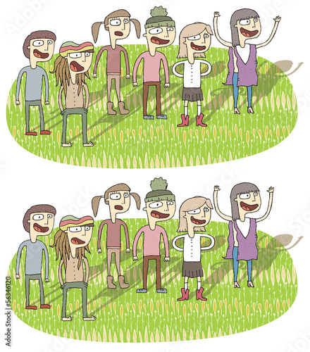 Singing Differences Visual Game