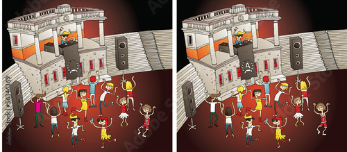 Party Differences Visual Game
