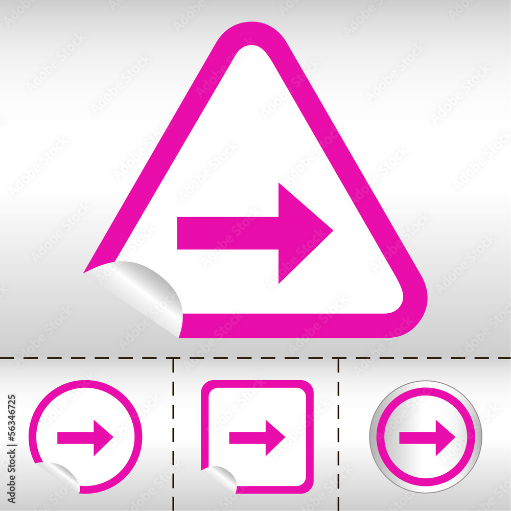 Arrow sign icon set Arrow sign icon set