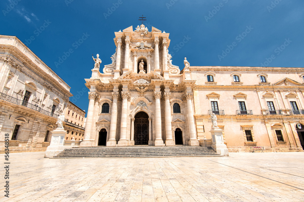 The Cathedral of Syracuse, Sicily, Italy