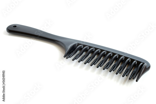 Black plastic comb