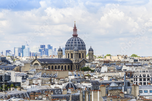 Panoramic view of Paris. France