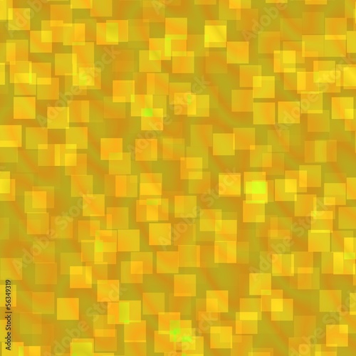 Halftone squares background in yellow