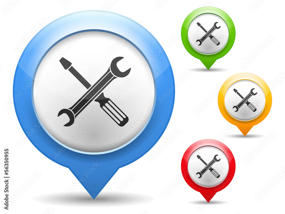 Screwdriver and Wrench Icon