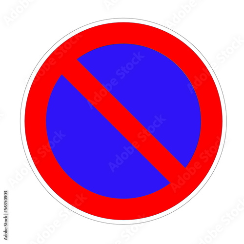 Free Download No parking road sign - GFXLoad