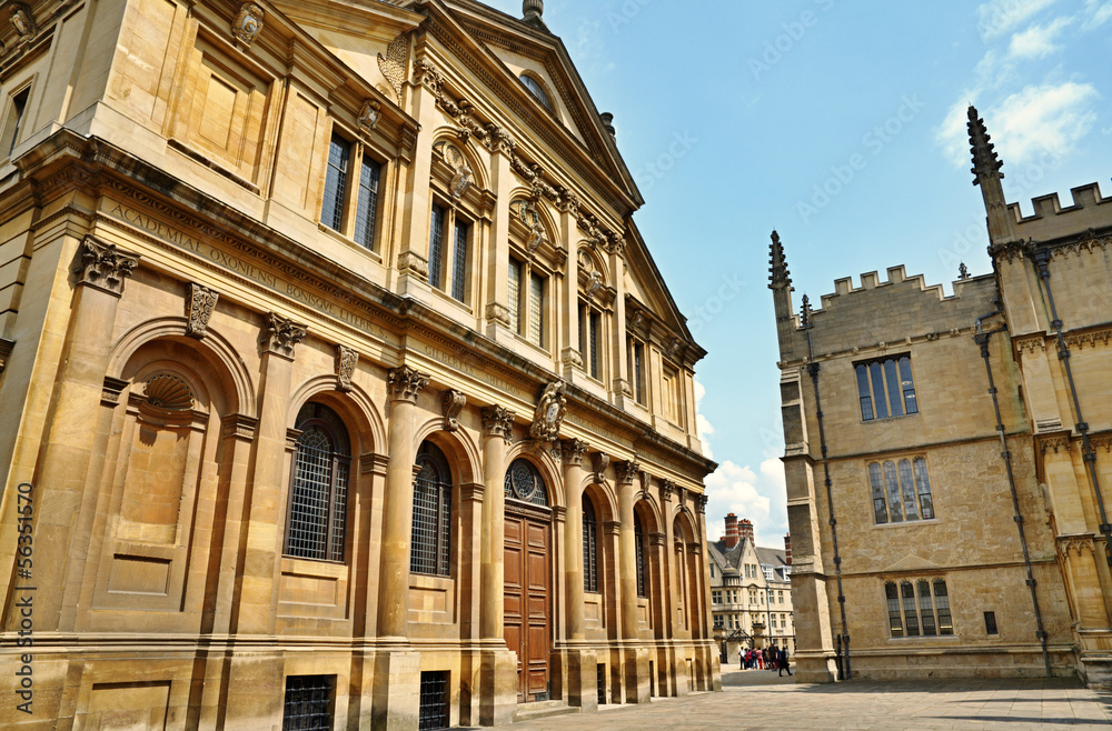 Buildings in Oxford, England