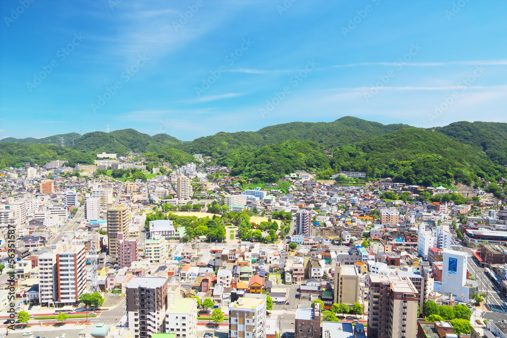 The city view of Moji-ku, Kitakyushu
