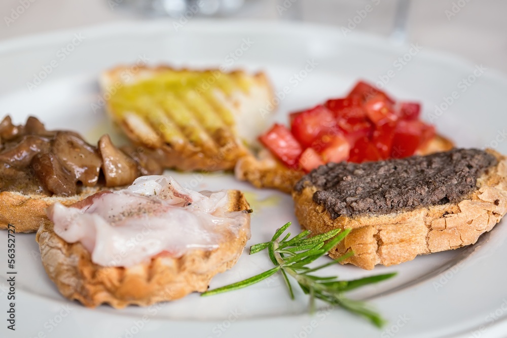 Bruschetta - shallow dof Bruschetta - shallow dof