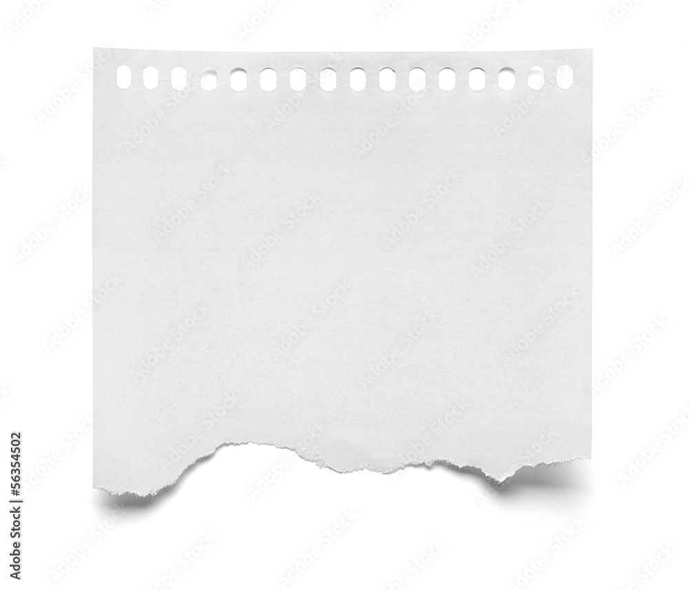 Fototapeta premium piece of paper note notepad