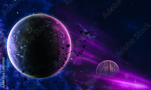 Beautiful space background.