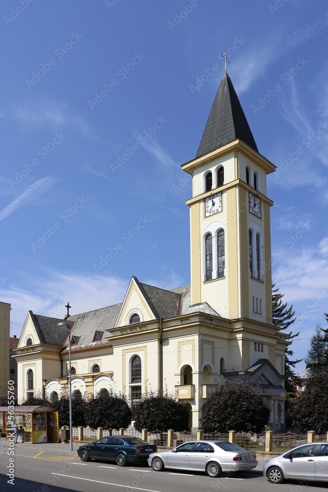 Town Ruzomberok in Liptov region in Slovakia