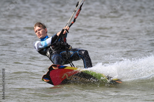 Kitesurfer in Action