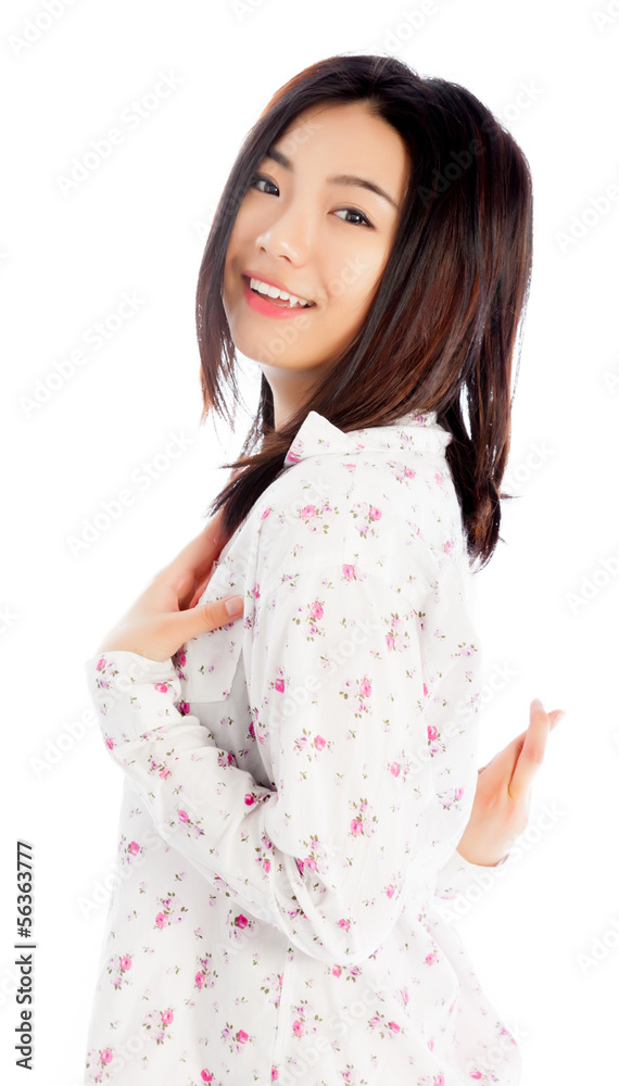Attractive asian girl 20 years old shot in studio Attractive asian girl 20 years old shot in studio