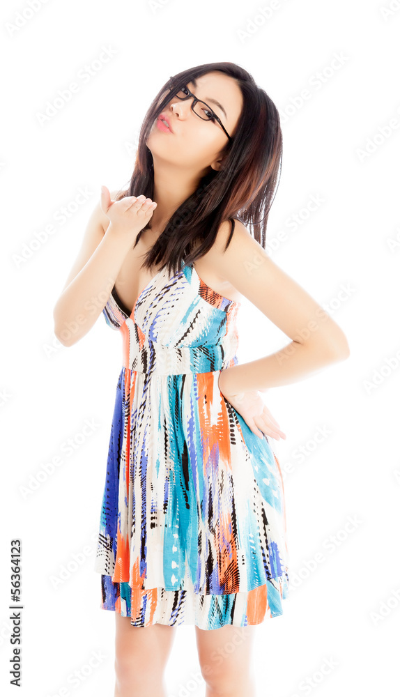 Attractive asian girl 20 years old shot in studio Attractive asian girl 20 years old shot in studio