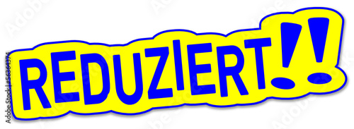 Reduziert Angebot gelb  #130919-svg08