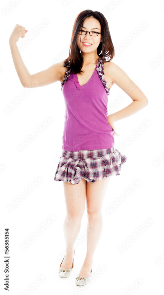 Attractive asian girl 20 years old shot in studio Attractive asian girl 20 years old shot in studio