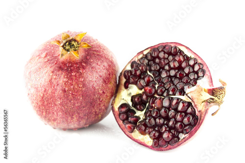 Ripe pomegranate fruit