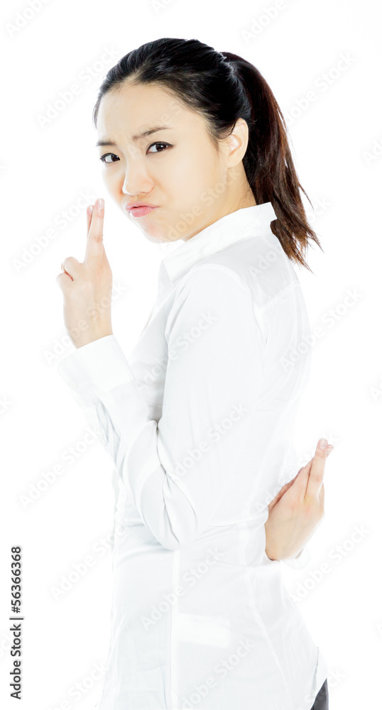 Attractive asian girl 20 years old shot in studio Attractive asian girl 20 years old shot in studio