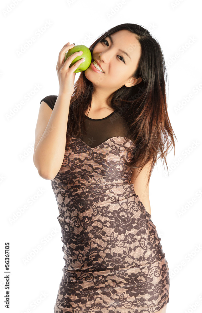 Attractive asian girl 20 years old shot in studio Attractive asian girl 20 years old shot in studio