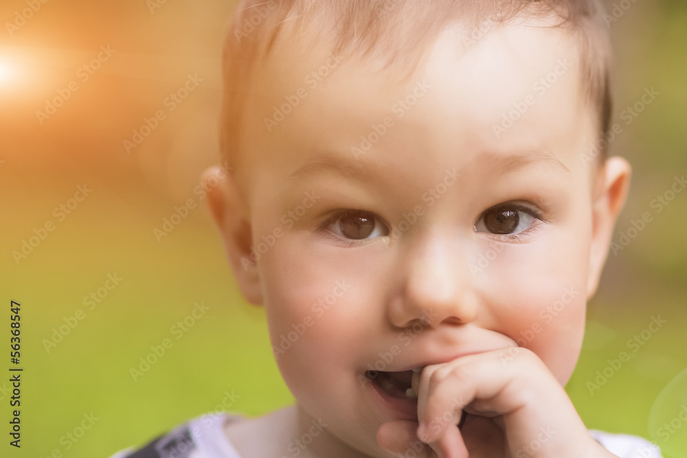 Astonishing Portrait of Cute Caucasian Little Boy Astonishing Portrait of Cute Caucasian Little Boy