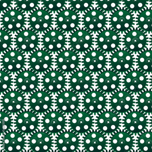 Hintergrund Muster grüne Zahnrad Variation