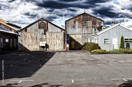 Fototapeta Naklejka Na Ścianę i Meble -  Abandoned Industrial Buildings
