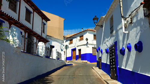 residence street of Campo de Criptana