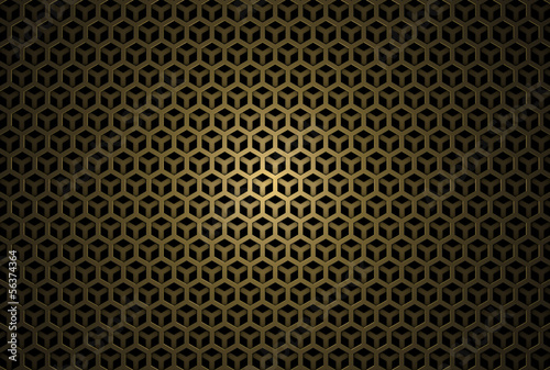 Abstract dark honeycomb background