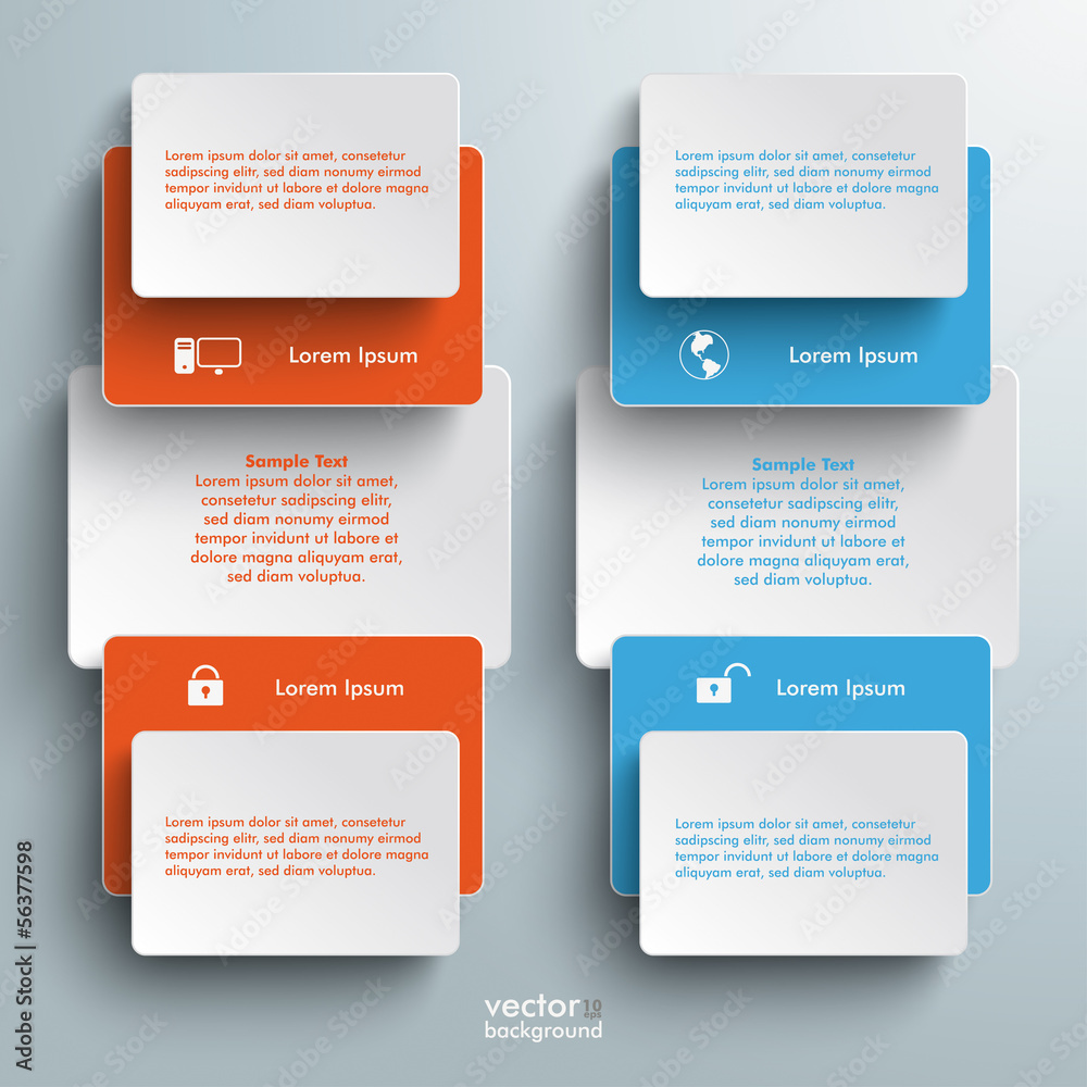 Batched Colored Rectangles Two Opened Options Batched Colored Rectangles Two Opened Options