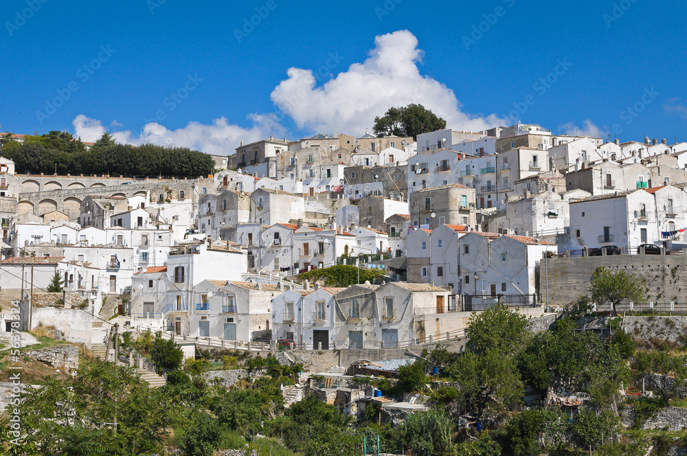 Panoramic view of Monte Sant'Angelo. Puglia. Italy. Panoramic view of Monte Sant'Angelo. Puglia. Italy.