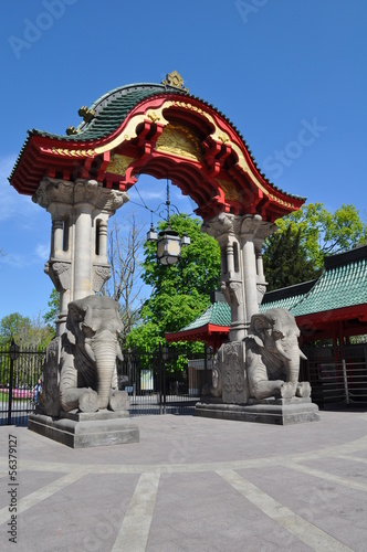 Obraz na płótnie Zoologischer Garten Berlin w salonie