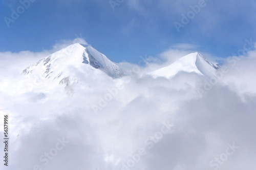 winter mountain peaks