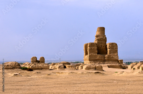 Jiaohe Ruins in Turpan,China