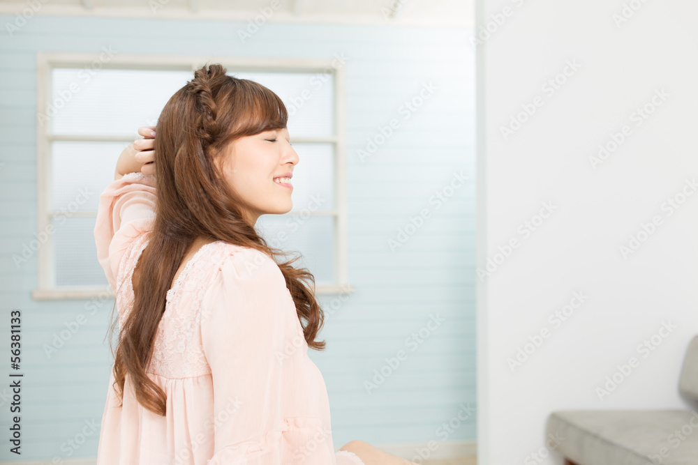 爽やかな女性 爽やかな女性