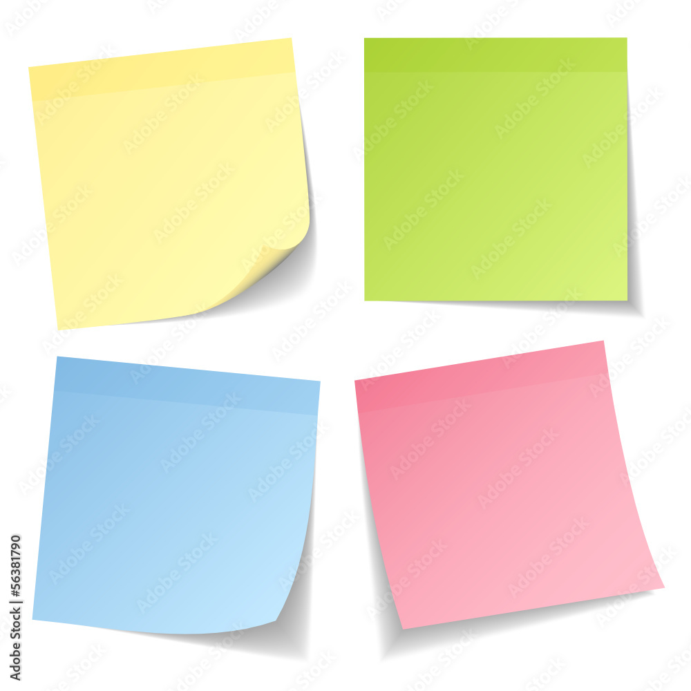 4 Stick Notes Mix 4 Stick Notes Mix