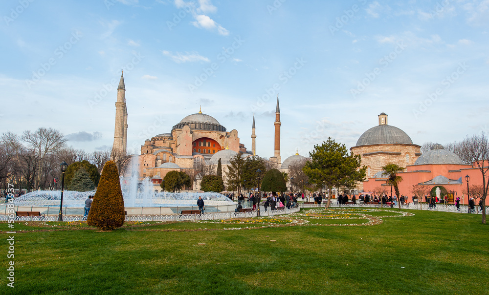 The Hagia Sophia in Istanbul, Turkey