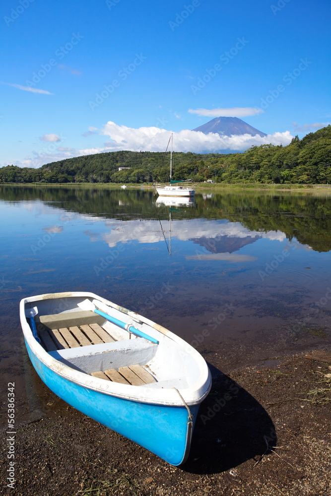 Mt Fuji in summer season