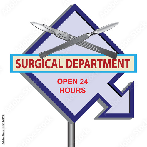 Sign surgical Department
