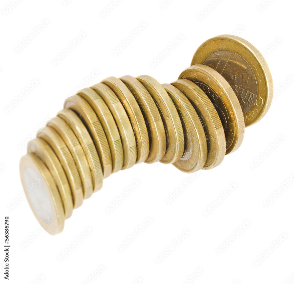 pile of euro coins pile of euro coins