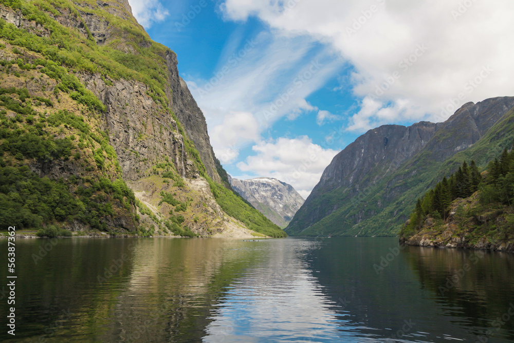 Mountains on the Sognefjord