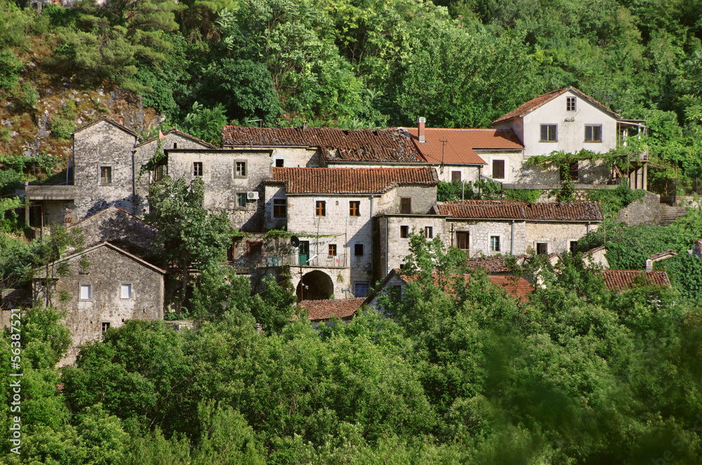 Small Village Of Godinje, Montenegro