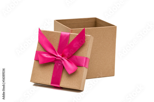 Geschenkbox geöffnet