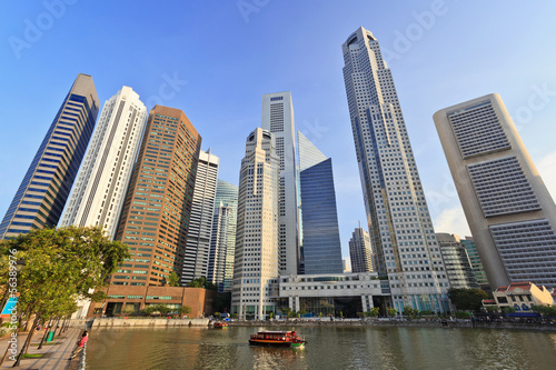 Photography Singapore City Skyline
