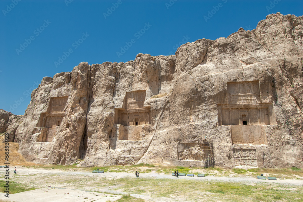 Naqsh-e Rustam ancient necropolis, Pars Province, Iran Naqsh-e Rustam ancient necropolis, Pars Province, Iran